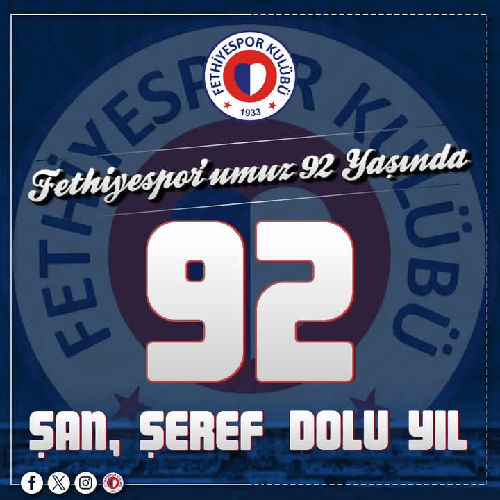 Fethiye Spor, 92. Kuruluş Yıldönümünü Kutluyor