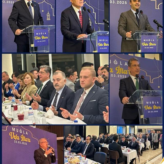 Muğla'da Yoğun Katılımlı Vefa İftarı Düzenlendi