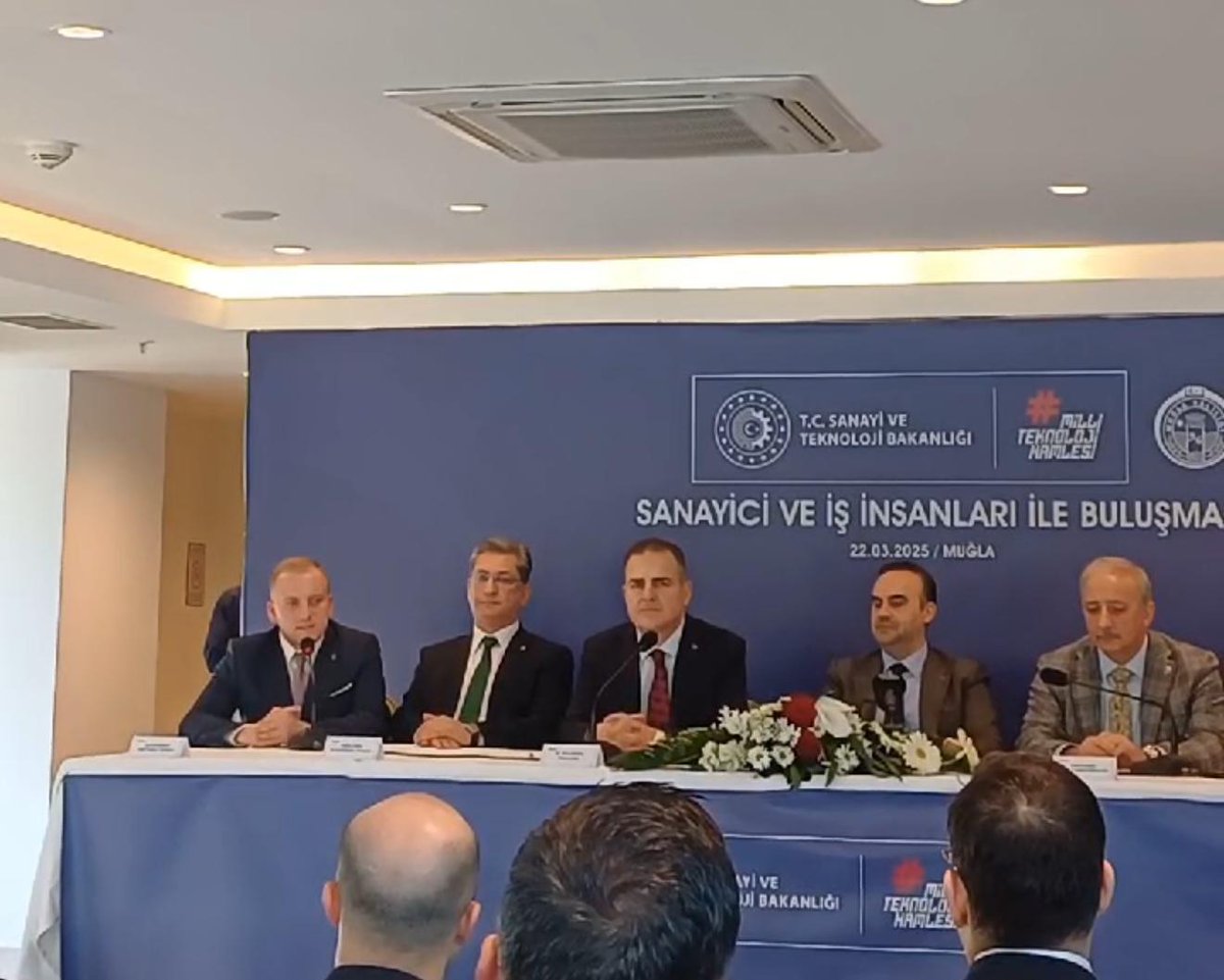 MHP Muğla İl Başkanı, Sanayi ve Teknoloji Bakanı ile Buluştu