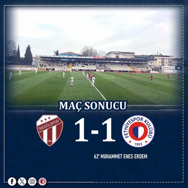 Fethiyespor İnegölspor ile Berabere Kaldı