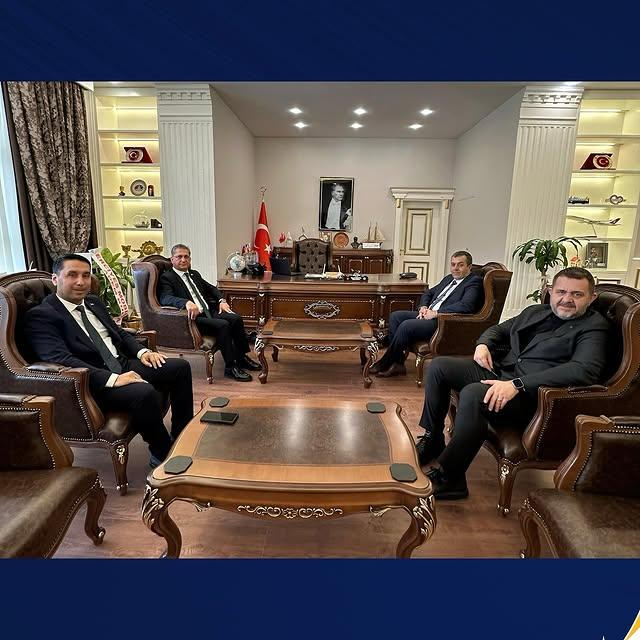 AK Parti Muğla Heyeti Dalaman'da Kaymakam Yakuta ile Görüştü