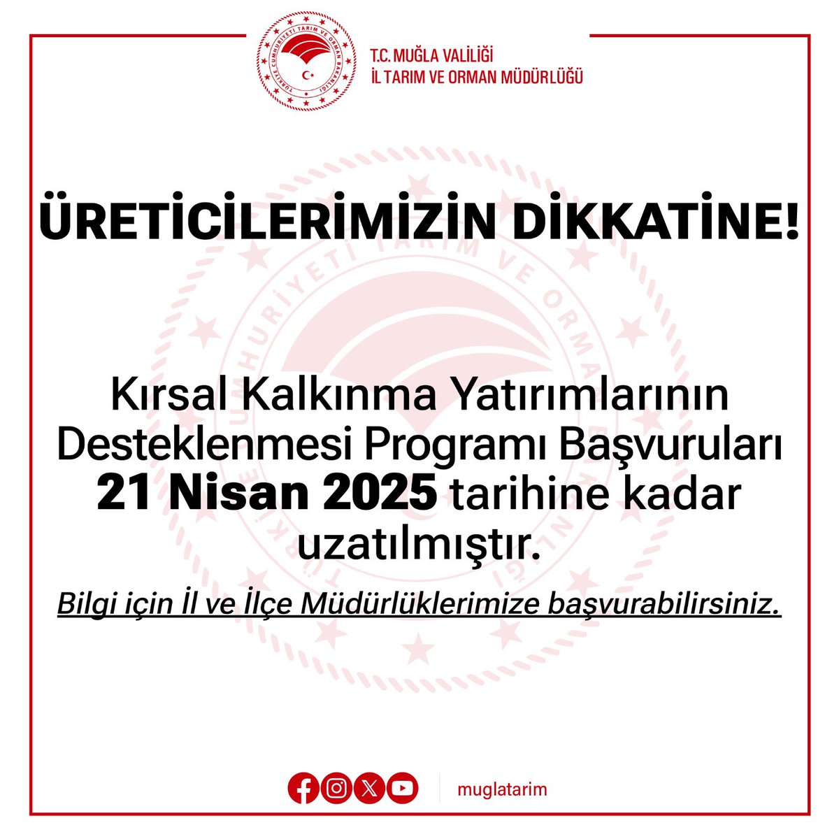 KKYDP Başvuru Süresi Uzatıldı: Çiftçilere Müjde