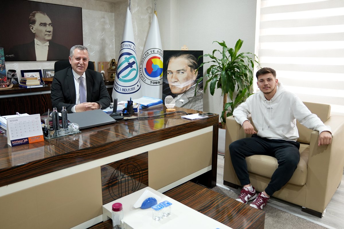 Fethiye'de Güreş Ağa'sı Odanın Yönetim Kurulunu Ziyaret Etti