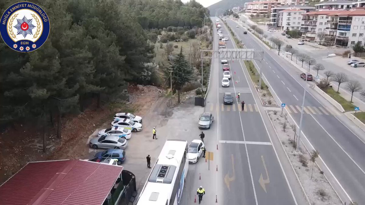 Muğla'da Ramazan Bayramı Trafik Tedbirleri Uygulandı