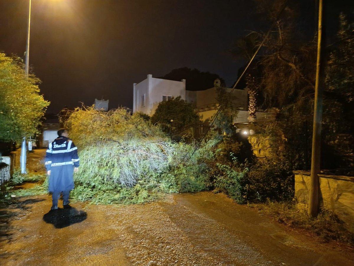 Bodrum'da Olumsuz Hava Koşulları Sebebiyle Çalışmalar Sürdürülüyor