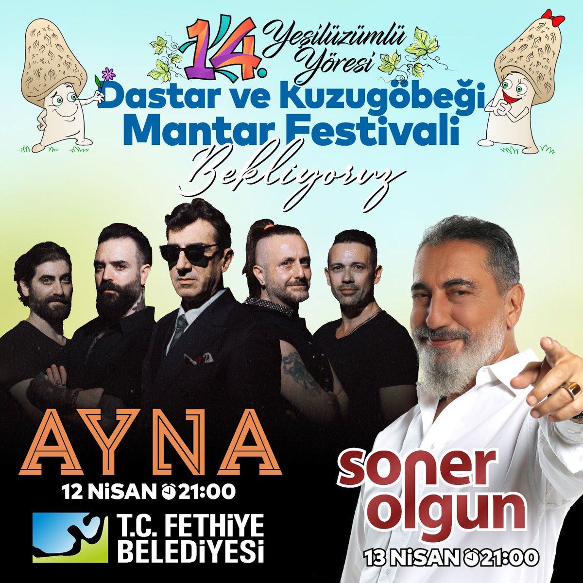 Fethiye'de Mantar ve Dastar Festivali Düzenlenecek