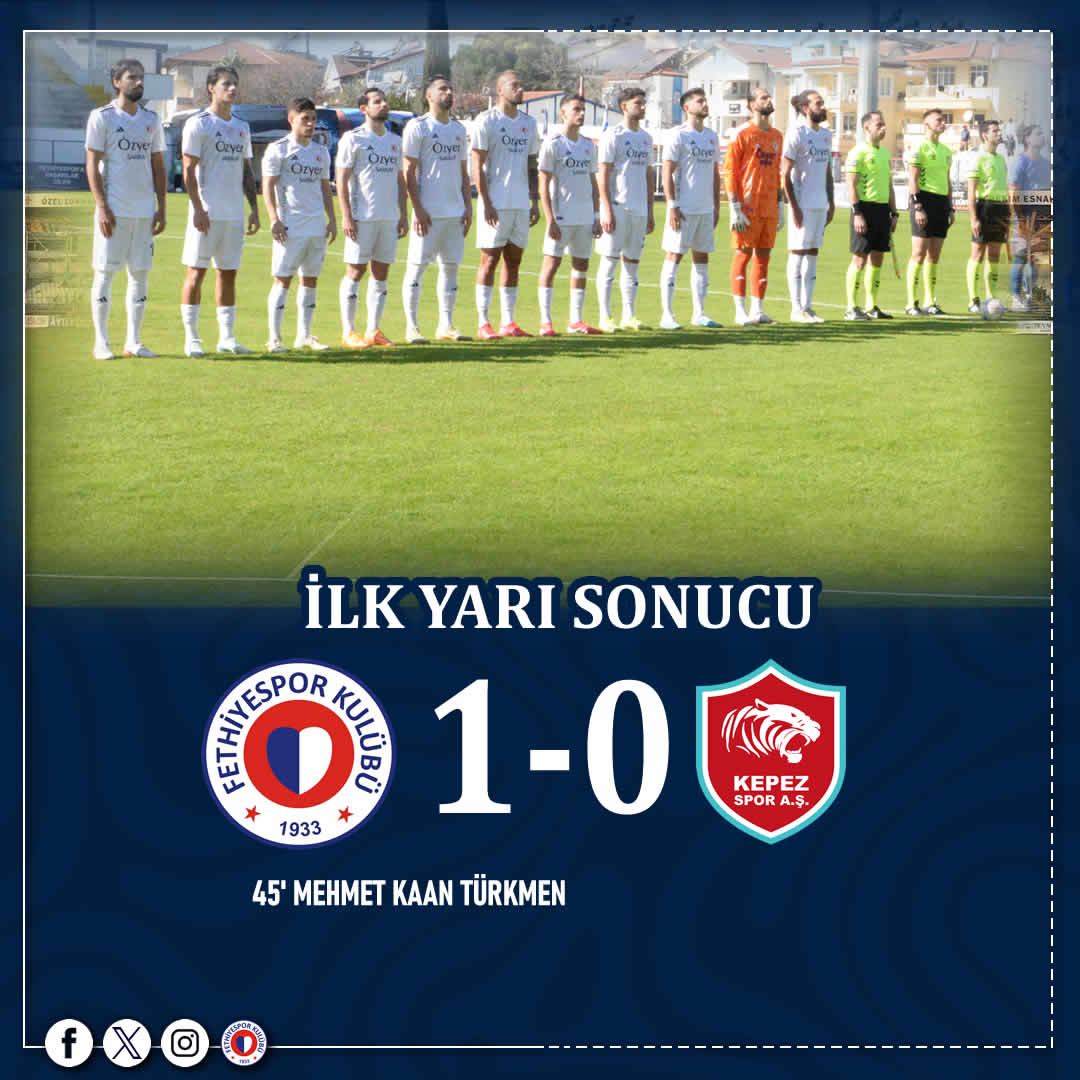 Fethiye Spor, Rakibi Karşısında İlk Yarıda Avantaj Sağladı