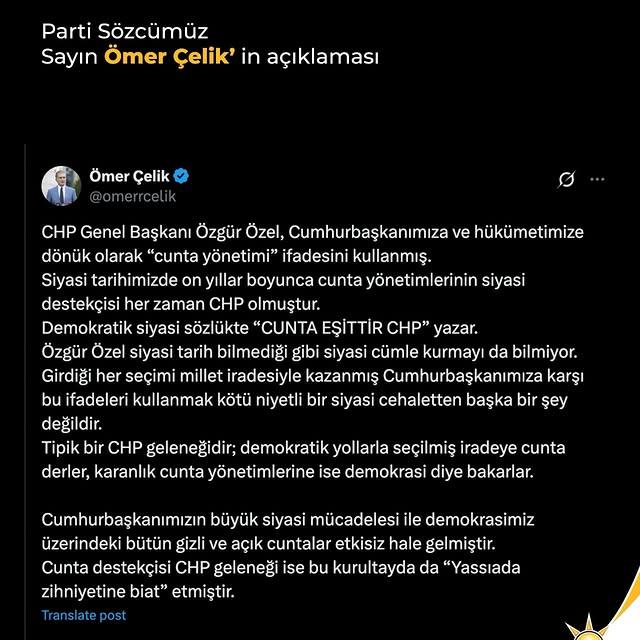 CHP Liderinin 