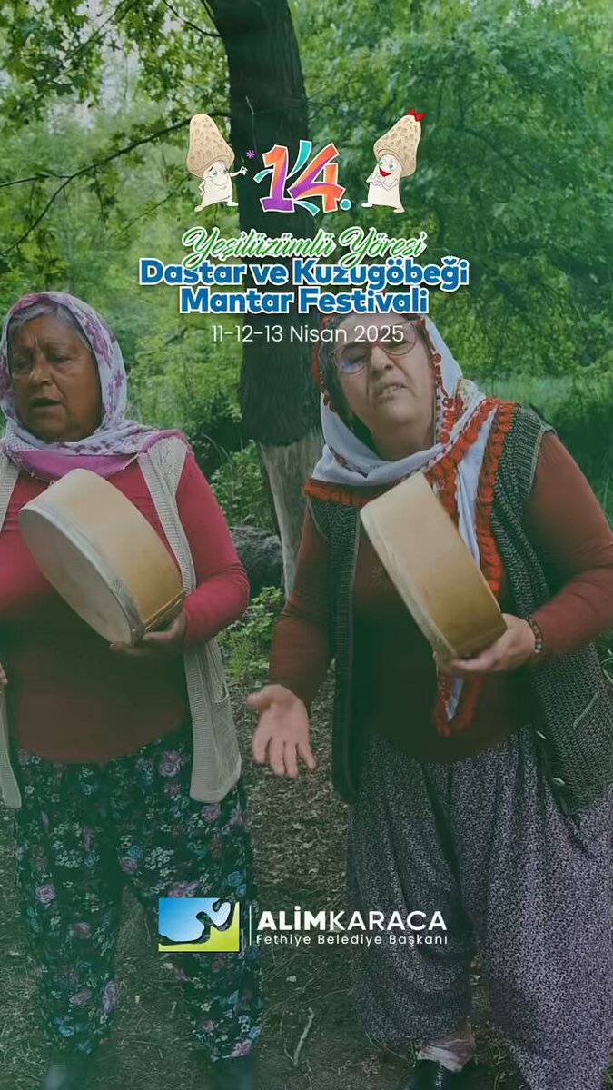 Fethiye'de Yeşilüzümlü Yöresi Dastar ve Kuzugöbeği Mantar Festivali Başlıyor