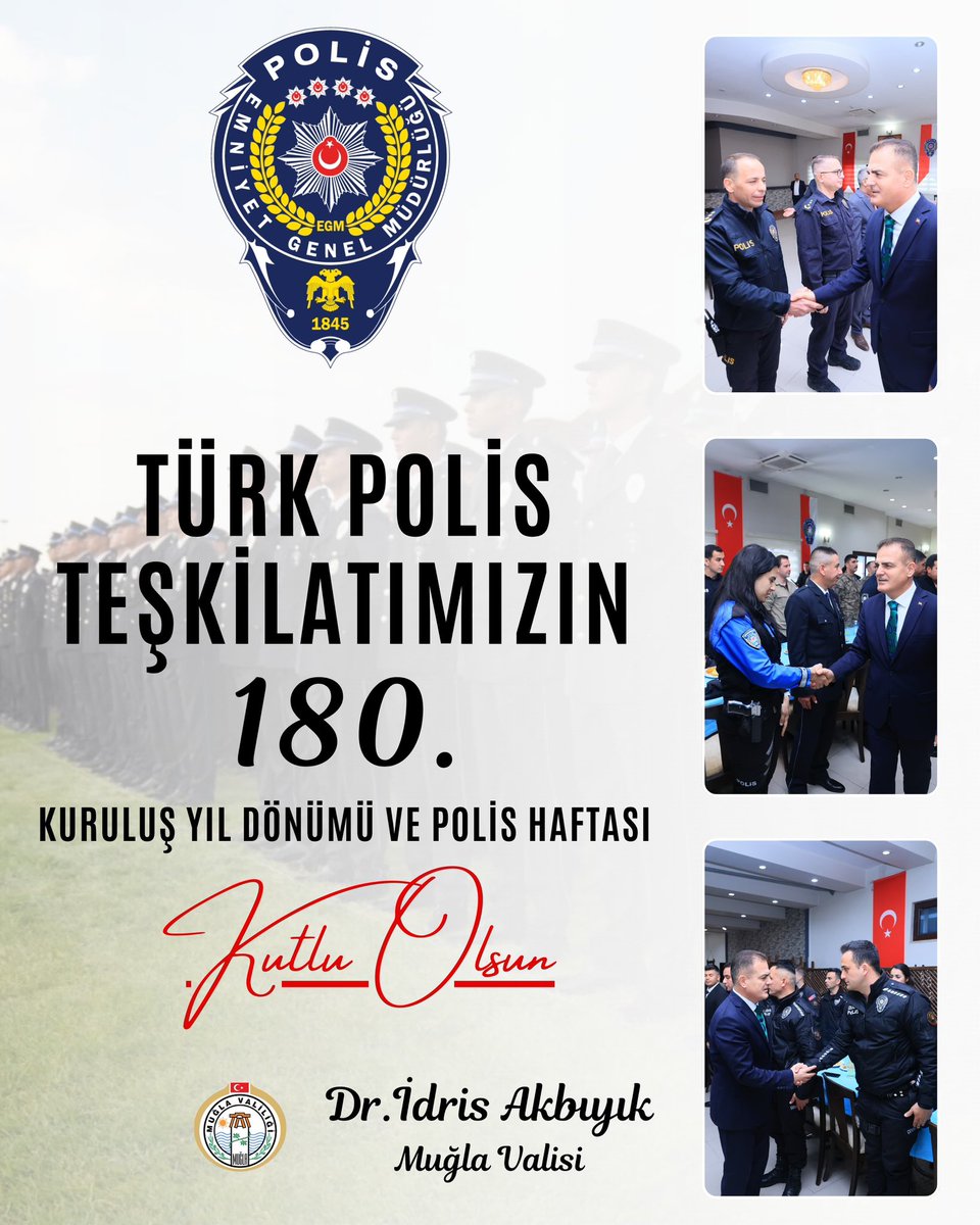 Polis Teşkilatı Kuruluş Yıldönümü Kutlanıyor