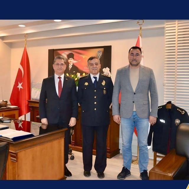 AK Parti Muğla İl Başkanı, İl Emniyet Müdürü'nü Ziyaret Etti