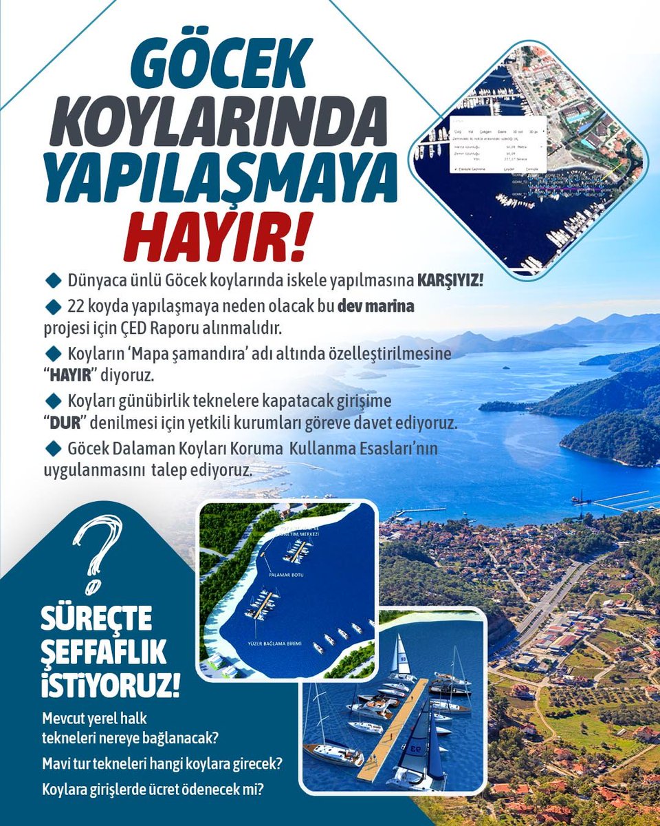 Fethiye Koylari İçin Koruma Çağrısı