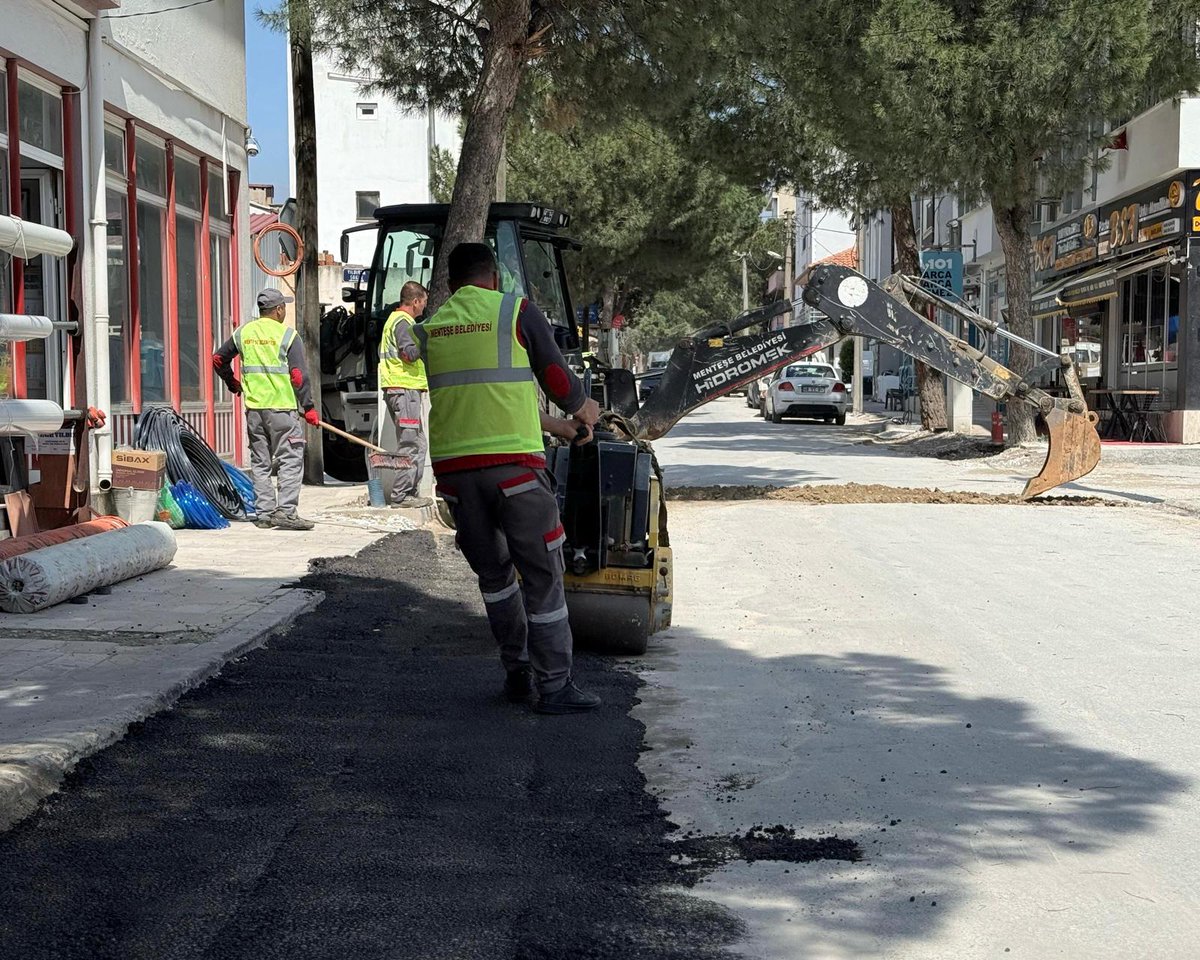 Menteşe'de Bayır Mahallesi Altyapı Çalışmaları Tamamlandı, Yol ve Kaldırım Yenilemesi Devam Ediyor