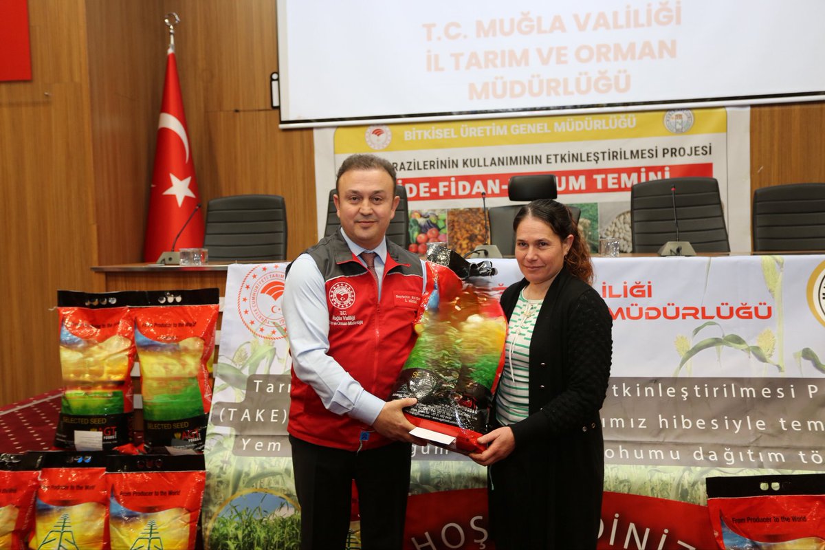 Muğla'da Çiftçilere Kuraklığa Dayanıklı Yem Bitkisi Desteği