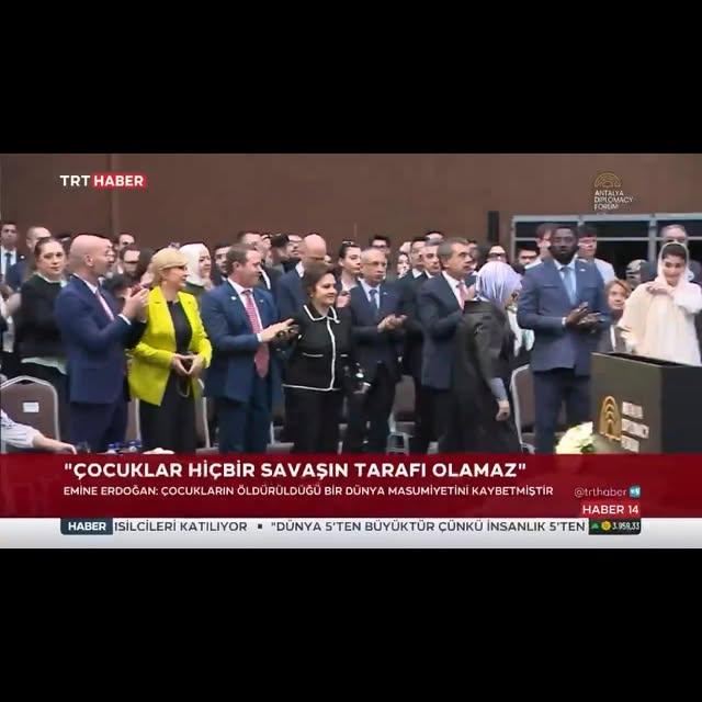 Emine Erdoğan'dan Filistin'deki Soykırıma Tepki
