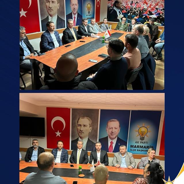 AK Parti Muğla İl Başkanlığı Marmaris İlçe Yönetimi Toplantısı Yapıldı