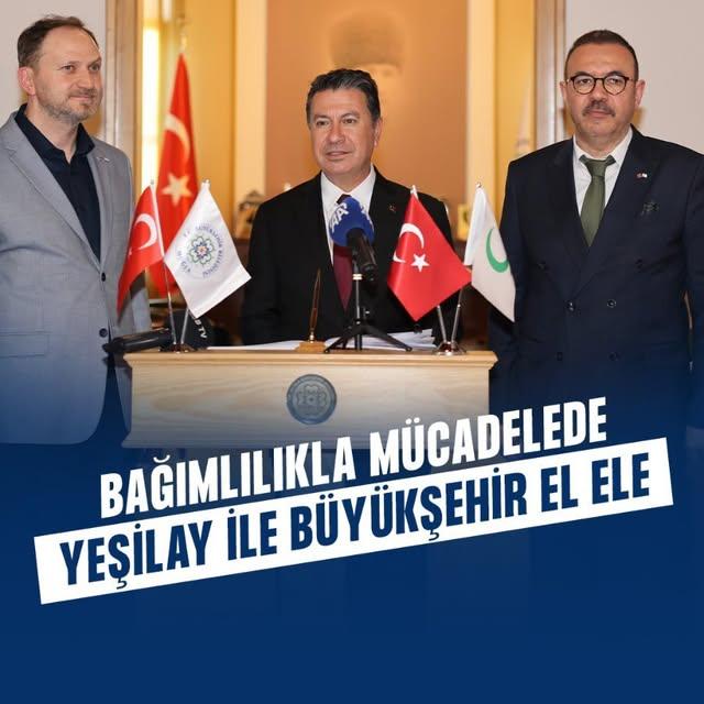 Muğla Büyükşehir Belediyesi, Bağımlılıklarla Mücadelede Yeşilayla İş Birliği Sürüyor