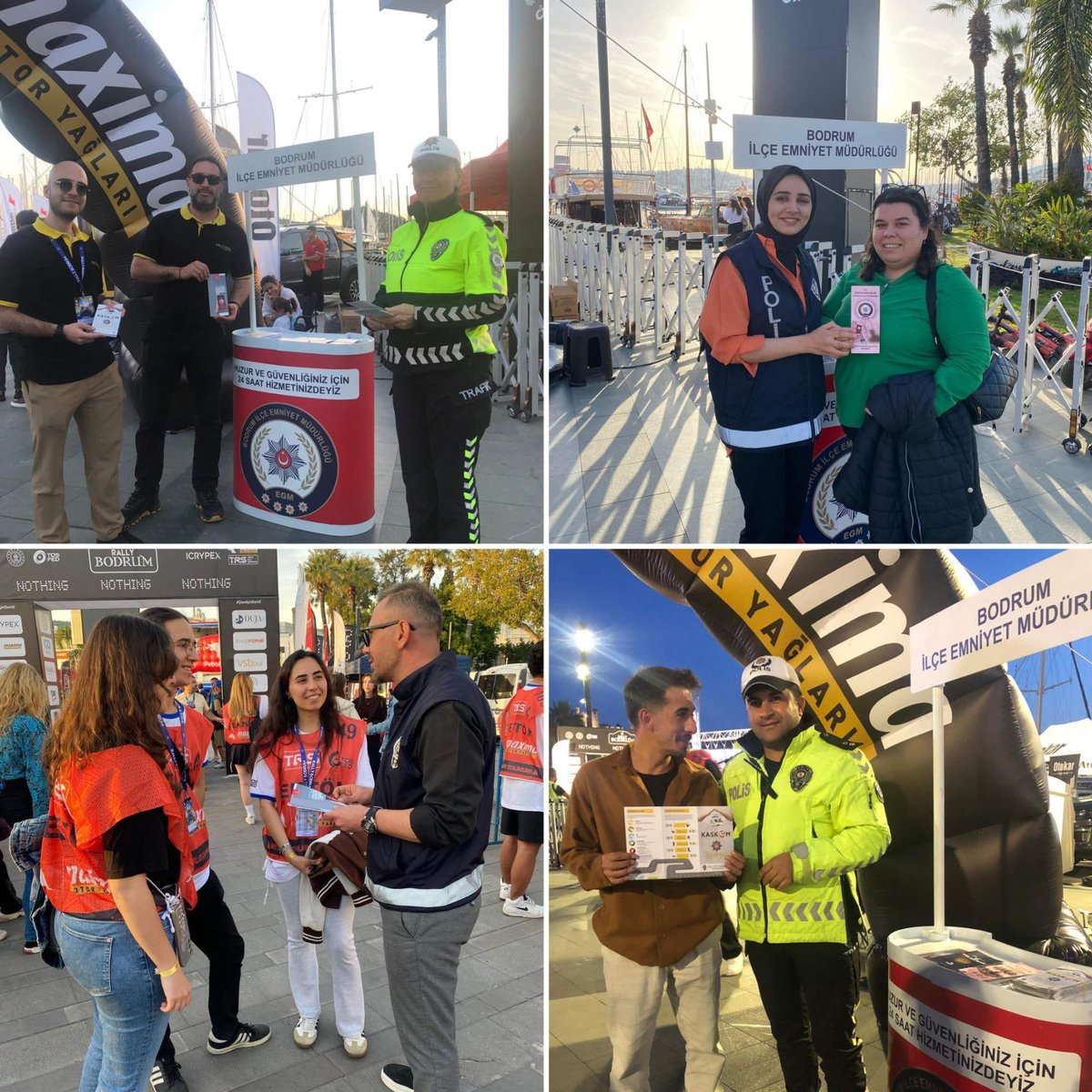 Bodrum'da Ralli Heyecanı Kadınlara Karşı Şiddete Dikkat Çekti