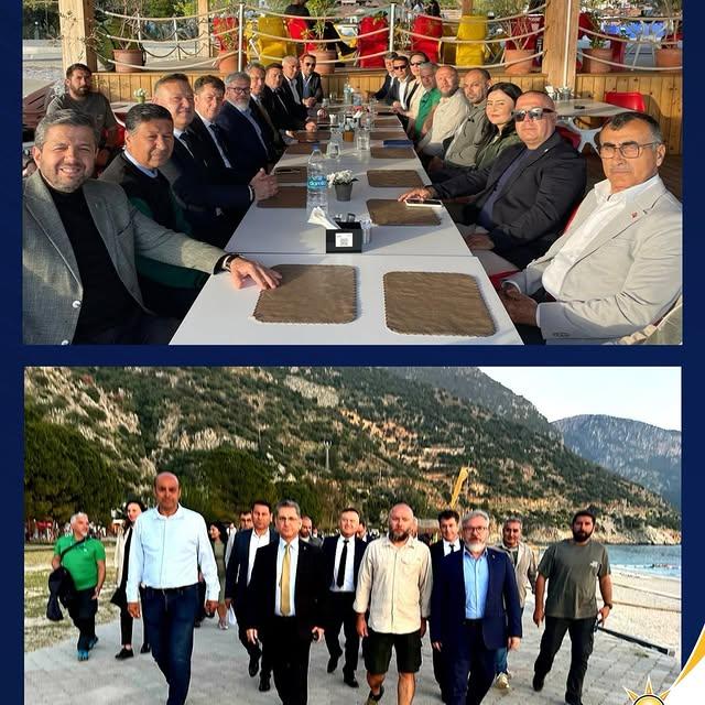 AK Parti Muğla İl Başkanlığı'ndan Yamaç Paraşütü Sektörüne Destek Ziyareti
