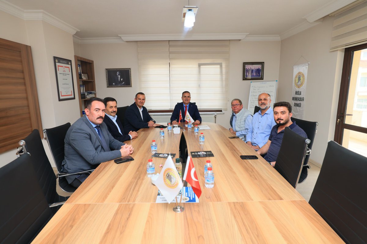 Muğla Valisi, Mermerciler Derneğini Ziyaret Etti