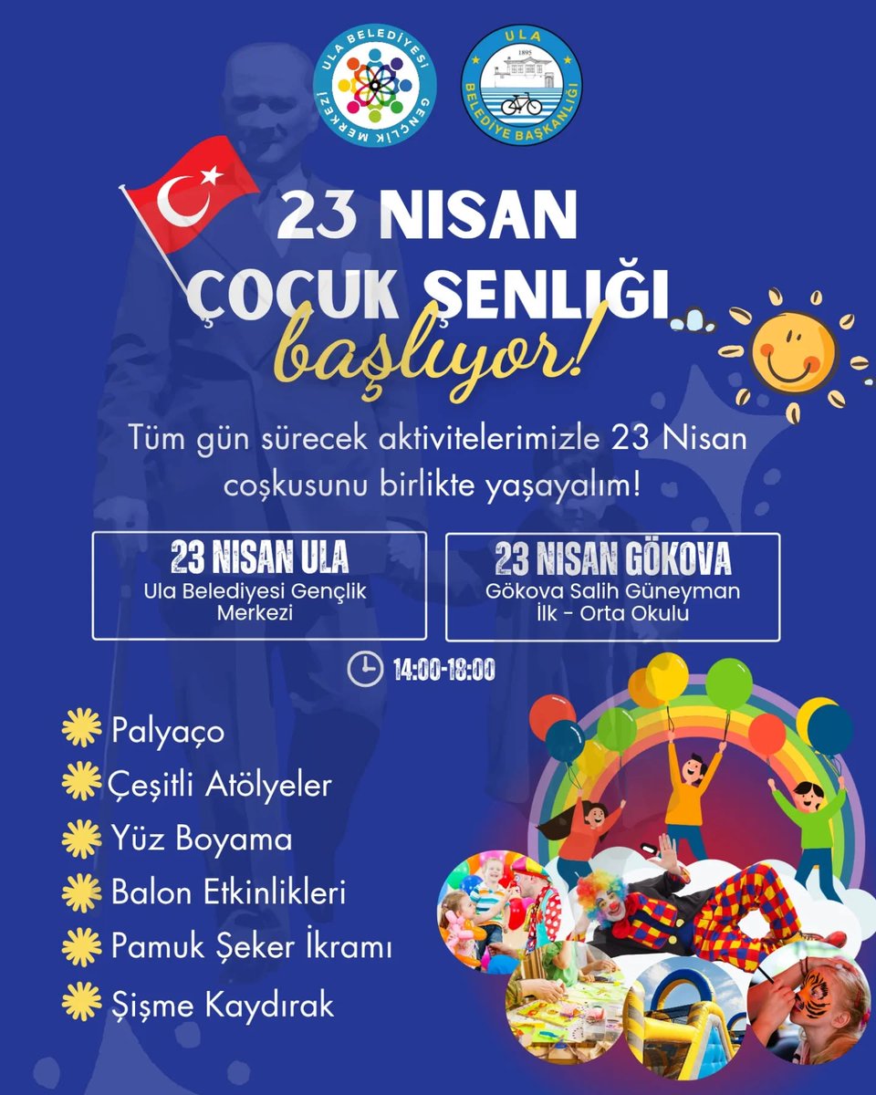 Ula'da 23 Nisan Coşkusu Başlıyor