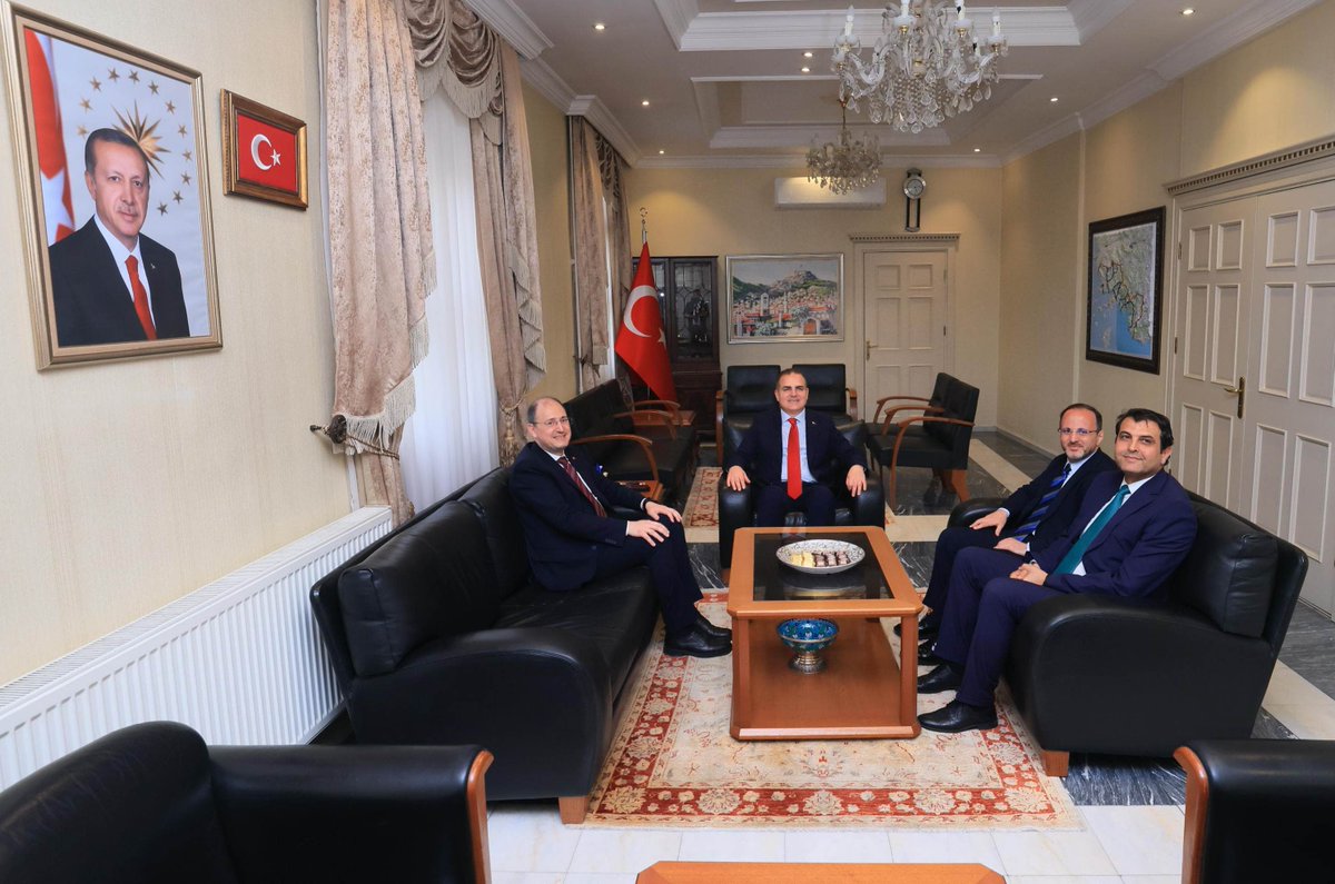 Muğla Valisi Akbıyık, Bilgi Teknolojileri ve İletişim Kurumu Başkanı Karagözoğlu'nu ağırladı