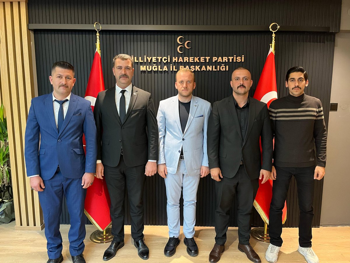 Muğla Ülkü Ocakları Heyeti MHP İl Başkanı'nı Ziyaret Etti