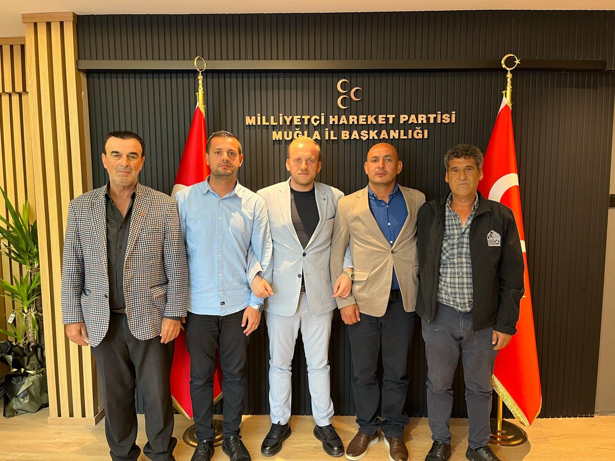 MHP İl Başkanı'na Muhtar Ziyareti