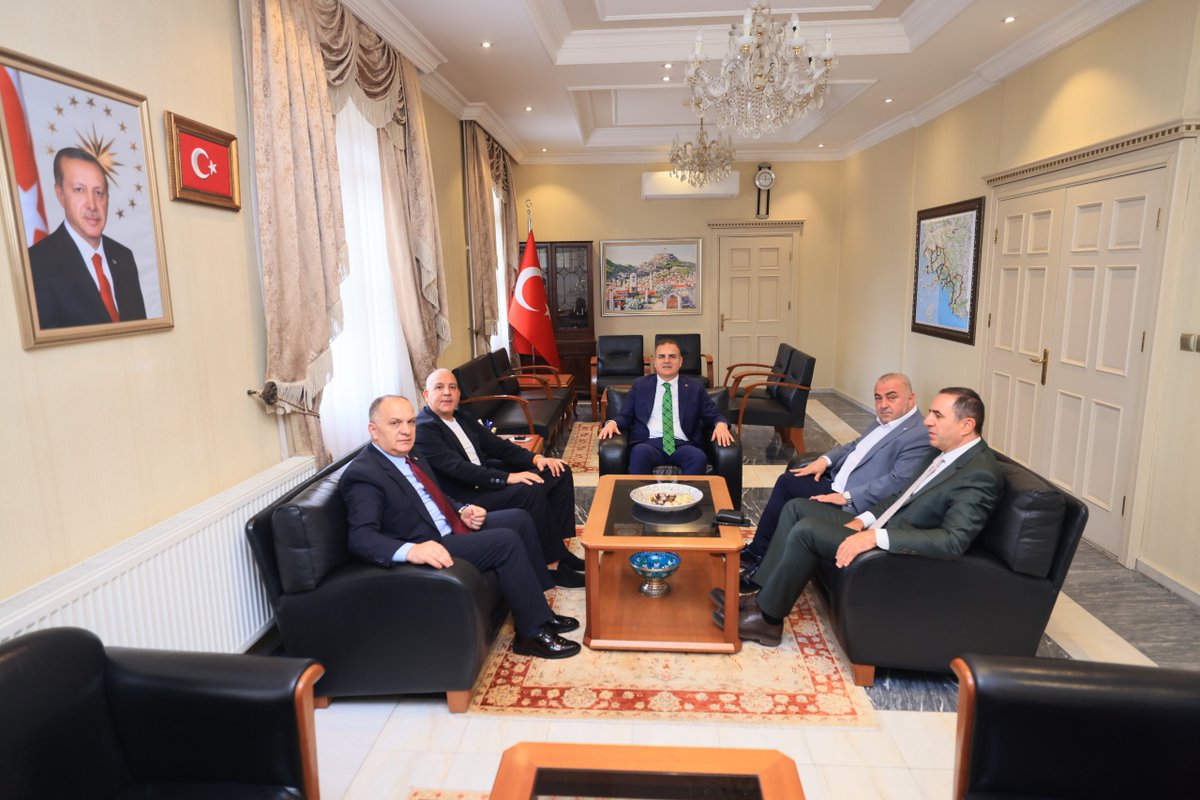 Muğla Valisi Akbıyık'a TFF Ziyareti