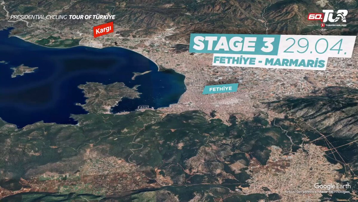 60. Cumhurbaşkanlığı Türkiye Bisiklet Turu'nun 3. Etabı Marmaris'te Sonlandı