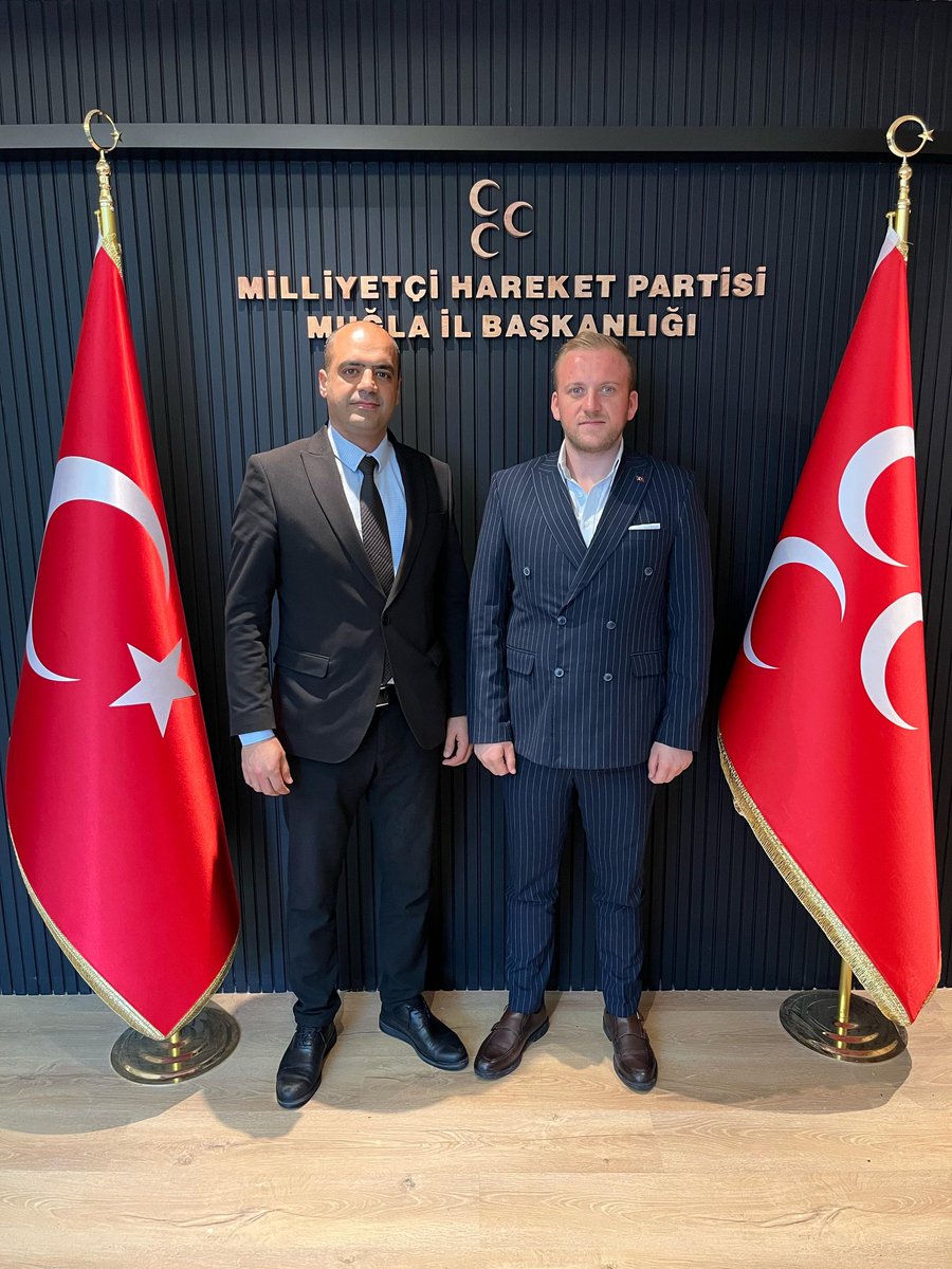 MHP Muğla İl Başkanı Demirel, Residorm Öğrenci Yurdu Müdürü Çekiç'i Makamında Ağırladı