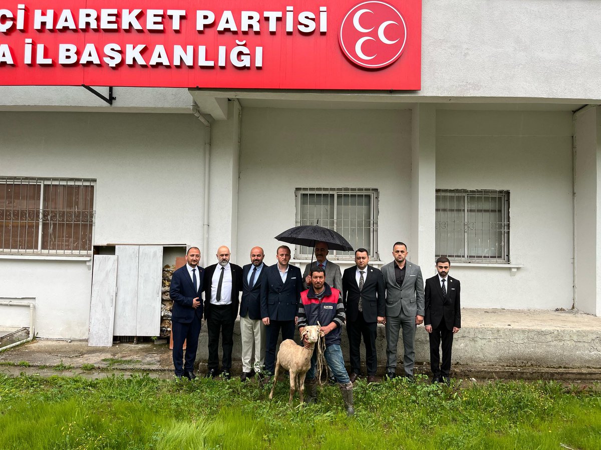 MHP Muğla İl Başkanlığı Yeni Binası İçin Kurban Teslimi Yaptı