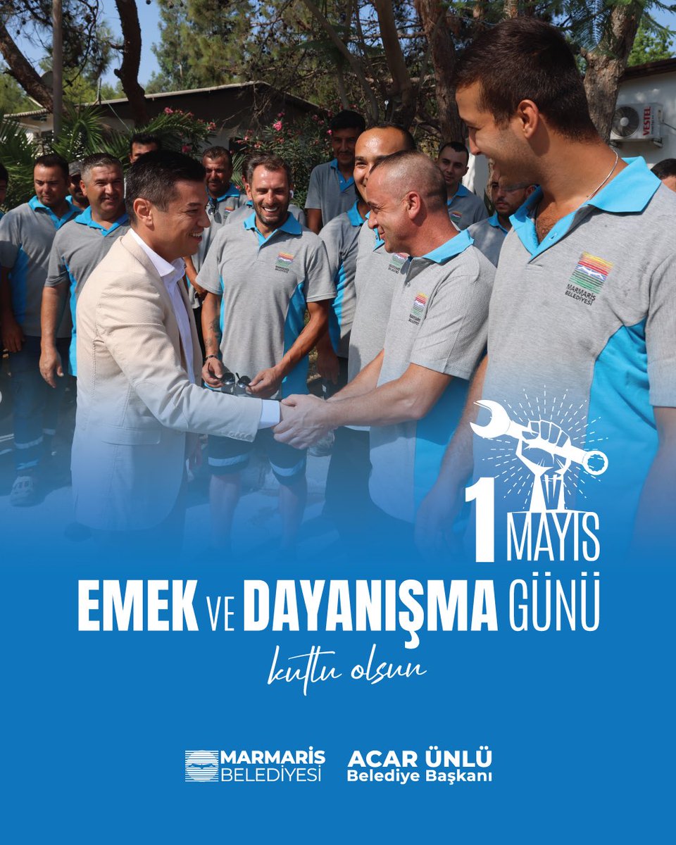 Marmaris Belediyesi, 1 Mayıs Emek ve Dayanışma Günü'nü Kutladı