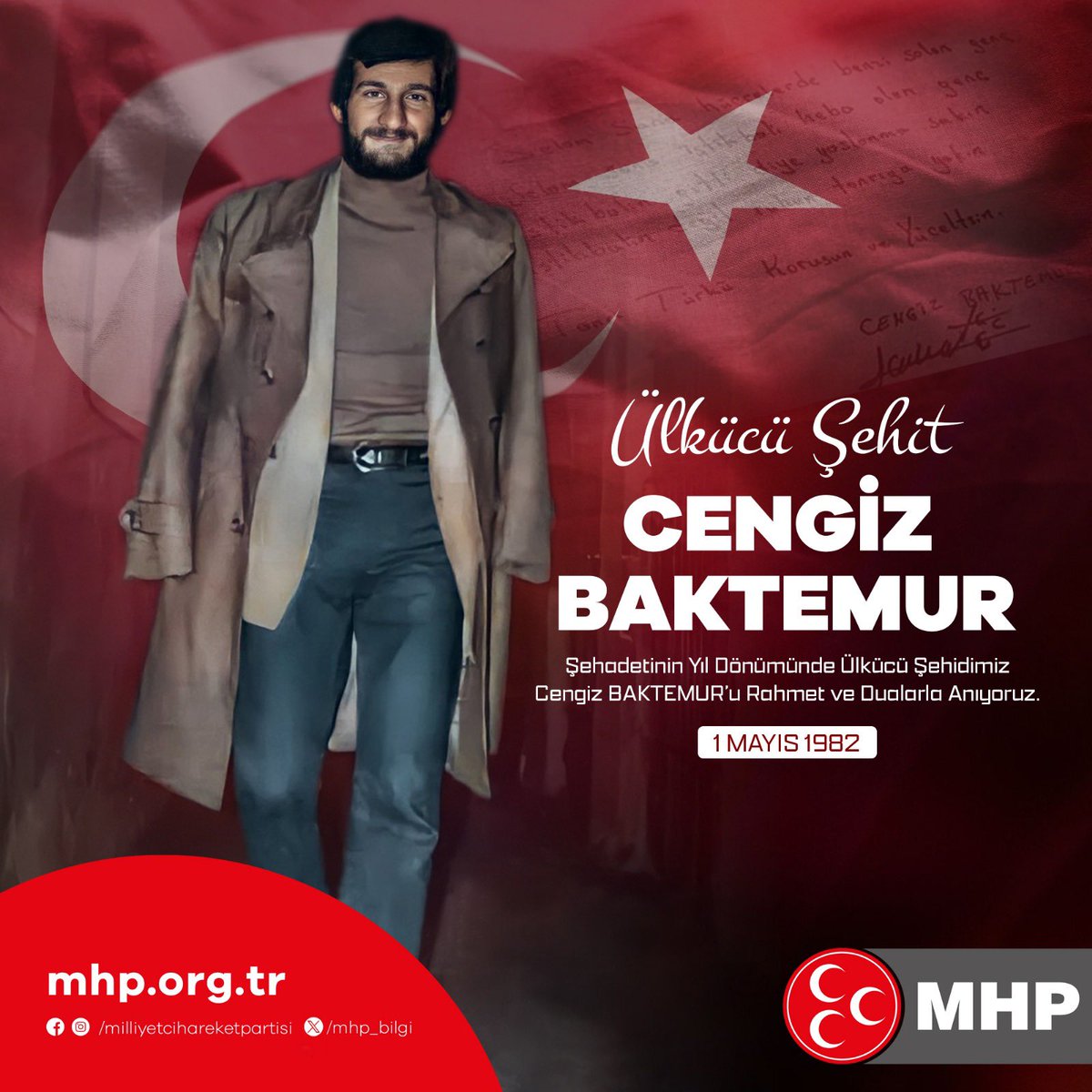 Ülkücü Şehit Cengiz Baktemura Anma Töreni: Muğla'da Dualar ve Rahmet