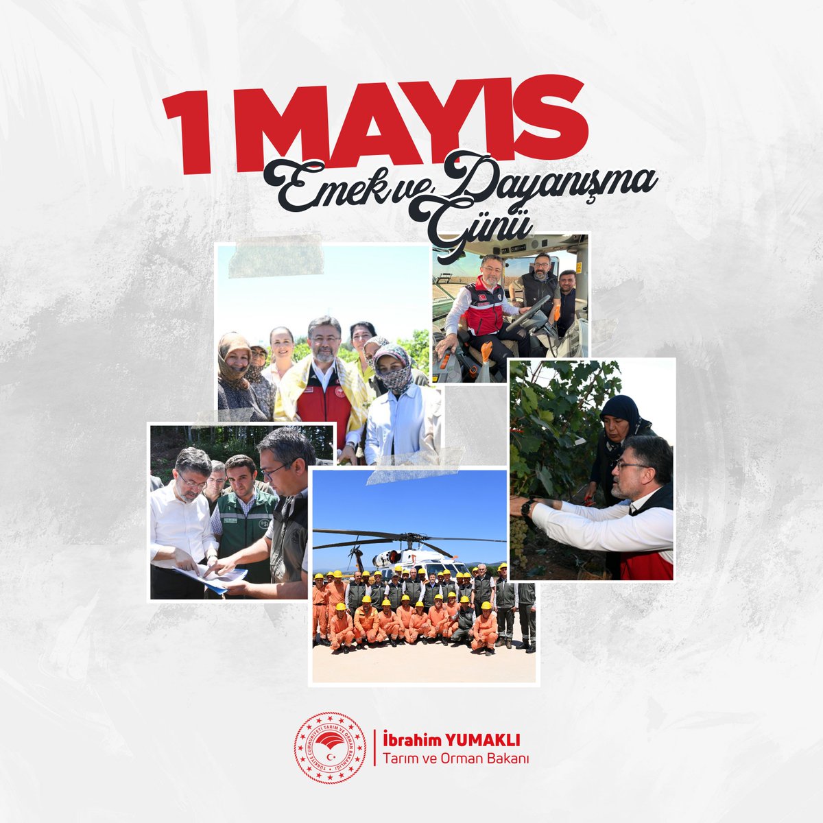 Muğla Tarım ve Orman Müdürlüğü, 1 Mayıs Emek ve Dayanışma Günü'nü Kutladı
