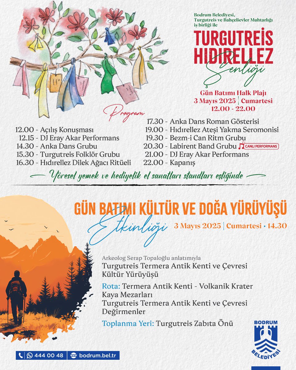 Bodrum'da Hıdırellez Şenliğiyle Coşku Doruğa Ulaşacak