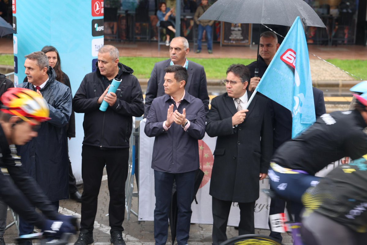 60. Cumhurbaşkanlığı Türkiye Bisiklet Turu'nun Marmaris Etabı Şiddetli Yağış Nedeniyle İptal Edildi