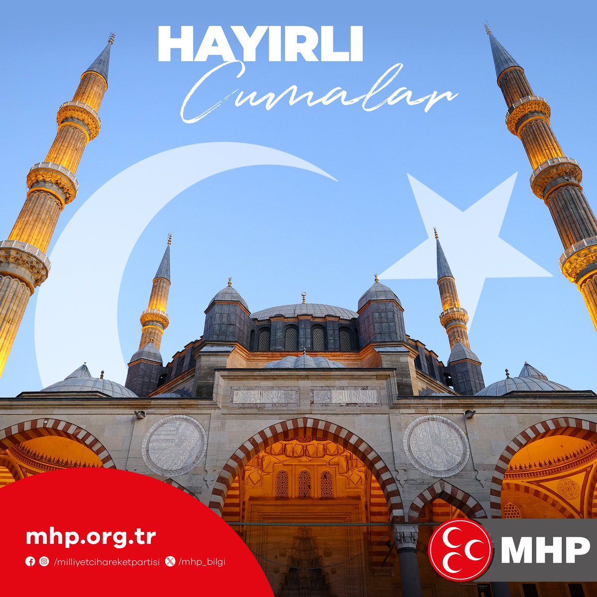 MHP Muğla İl Başkanlığı'ndan Cuma Mesajı