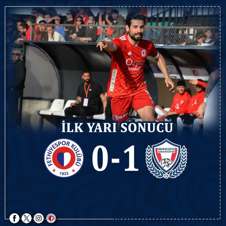 Fethiyespor, Ankaraspor'a Karşı İlk Yarıda Mağlup