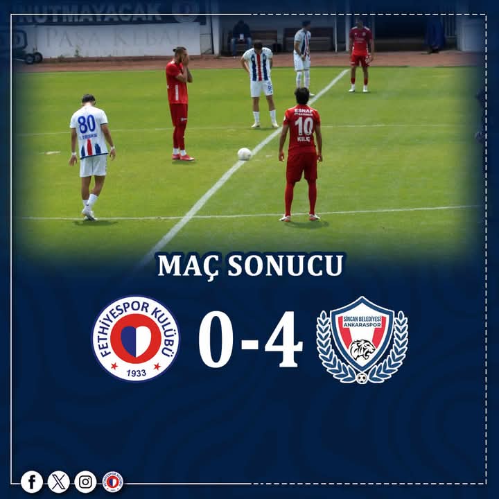 Fethiyespor, Ankara Spor ile Karşılaştı: Maç 4-0'lık Skorla Sona Erdi