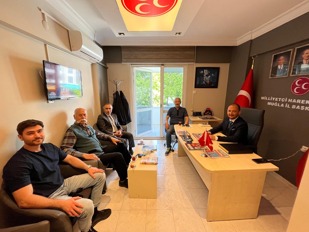 MHP Muğla İl Başkanlığı'nı Ziyaret Eden Hemşehrilere Teşekkür
