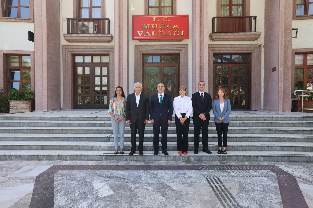 Birleşik Krallık Heyeti, Muğla Valisi Dr. İdris Akbıyık'ı Ziyaret Etti
