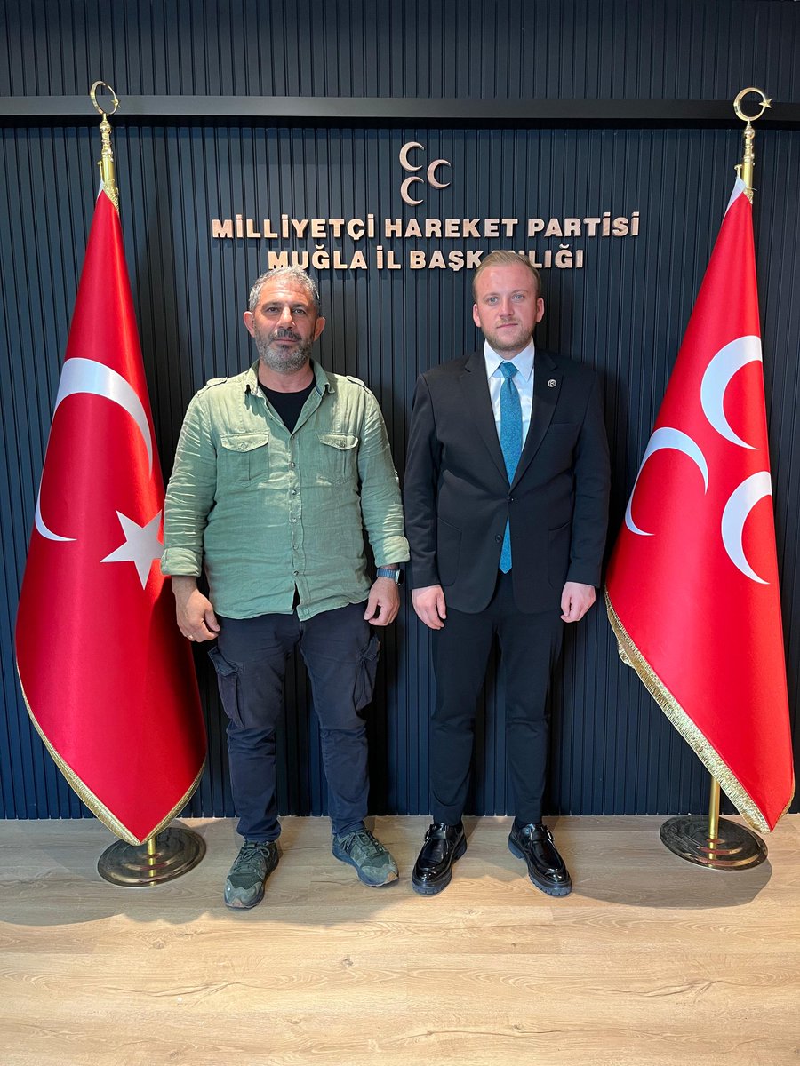MHP Muğla İl Başkanlığı'nı Ziyaret Eden Ülküdaşlar Desteklerini Sundu