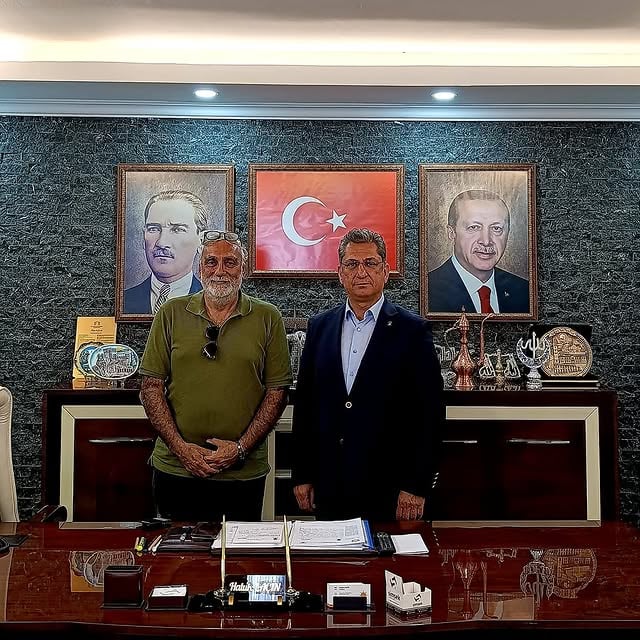 AK Parti İl Başkanı Laçin'i Datça'lı Murat Özdemir Ziyaret Etti
