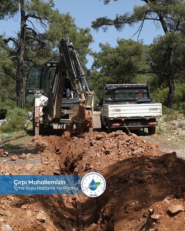 Muğla'da İçme Suyu Hatları Yenileniyor: Çırpı Mahallesi'nde Su Arızalarına Son Verilecek