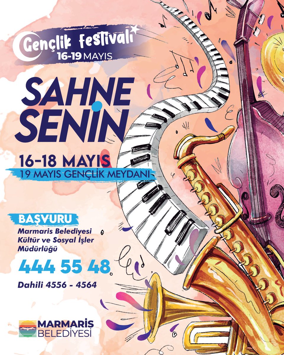 Marmaris'te Gençlik Festivali: Sahne Gençlerin!