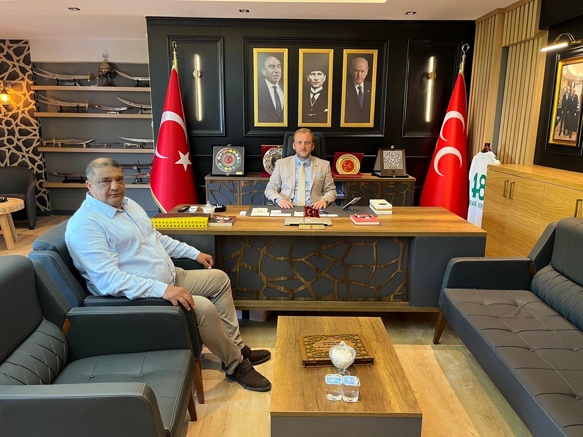 MHP Muğla İl Başkanı Demirel, Bölge Başkanı Mukyen ile İstişarelerde Bulundu