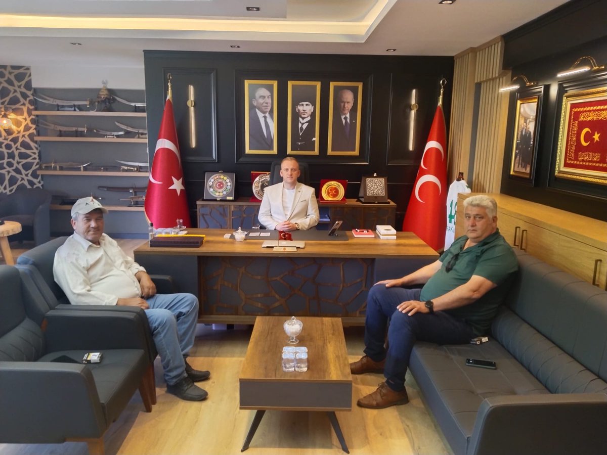 MHP Muğla İl Başkanı Demirel'i Köyceğiz Muhtarları Ziyaret Etti