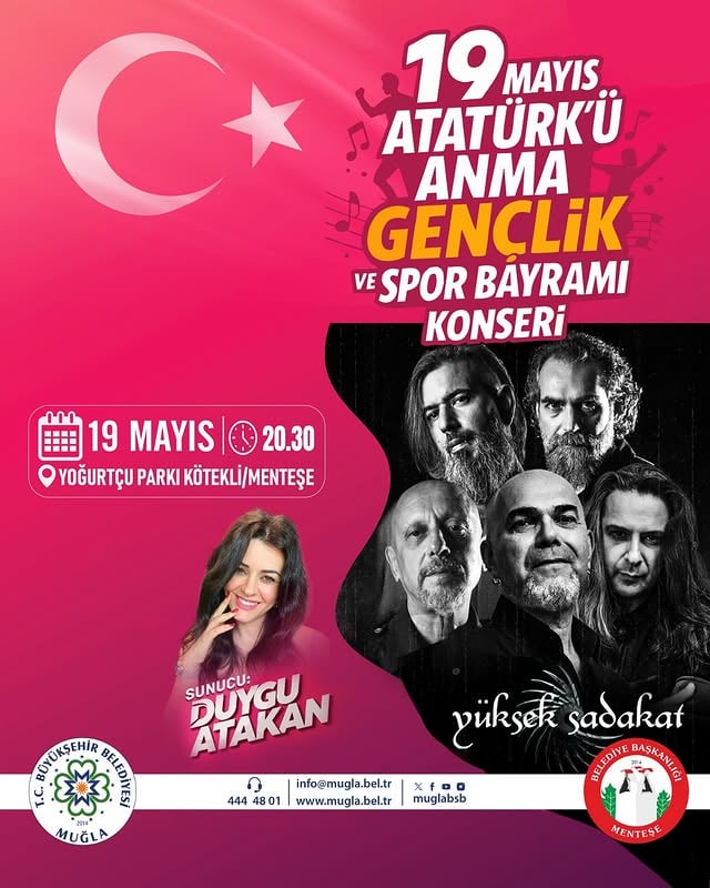 Muğla, 19 Mayıs Coşkusunu Müzikle Kutlayacak