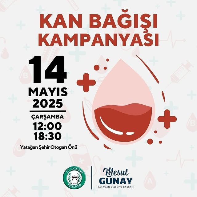 Yatağan'da Kan Bağışı Kampanyası Düzenlenecek
